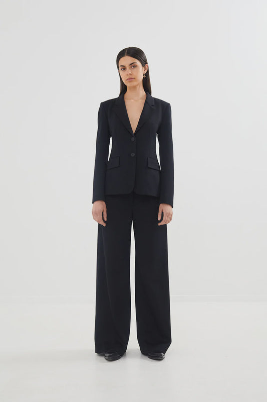 Zoe Pants - Black Navy Combo