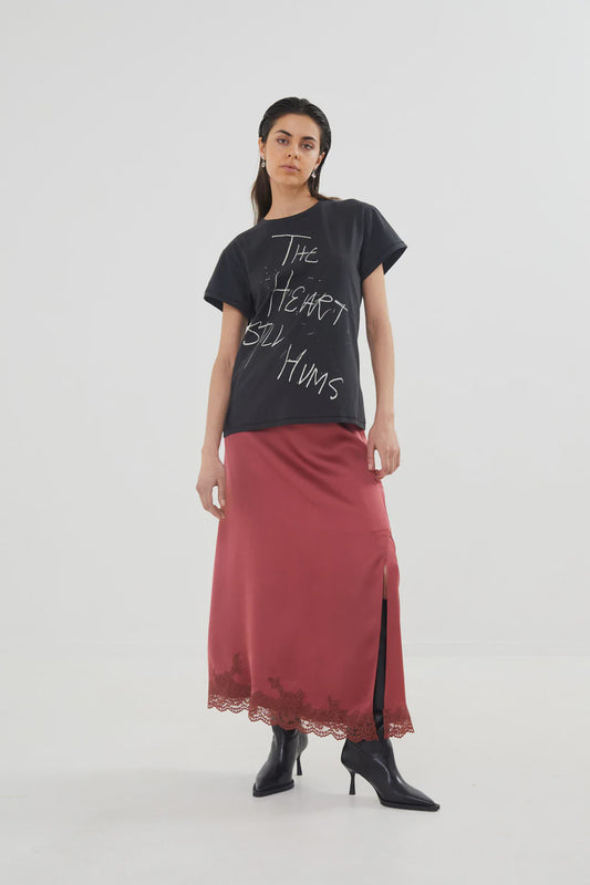 Lamim Skirt - Burgundy