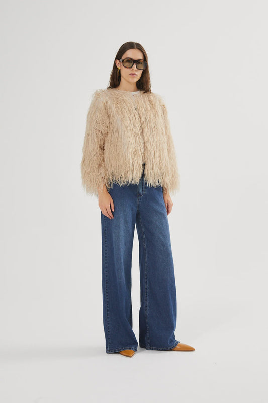 Safi Plume Blouse - Dune