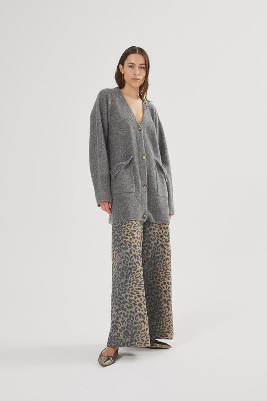 Inja Wide Leg Pant - Leopard