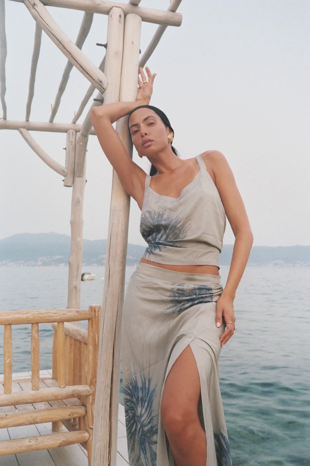 Wilis Long A-Line Skirt - Urchin Combo