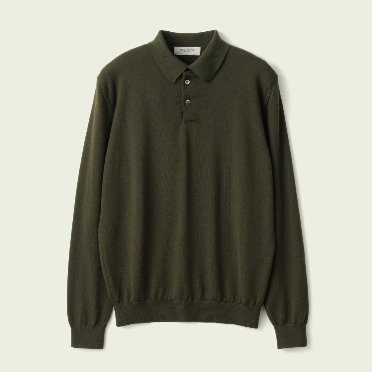 3 Button Polo Dark Olive