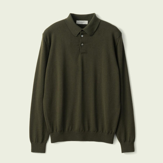 3 Button Polo Dark Olive