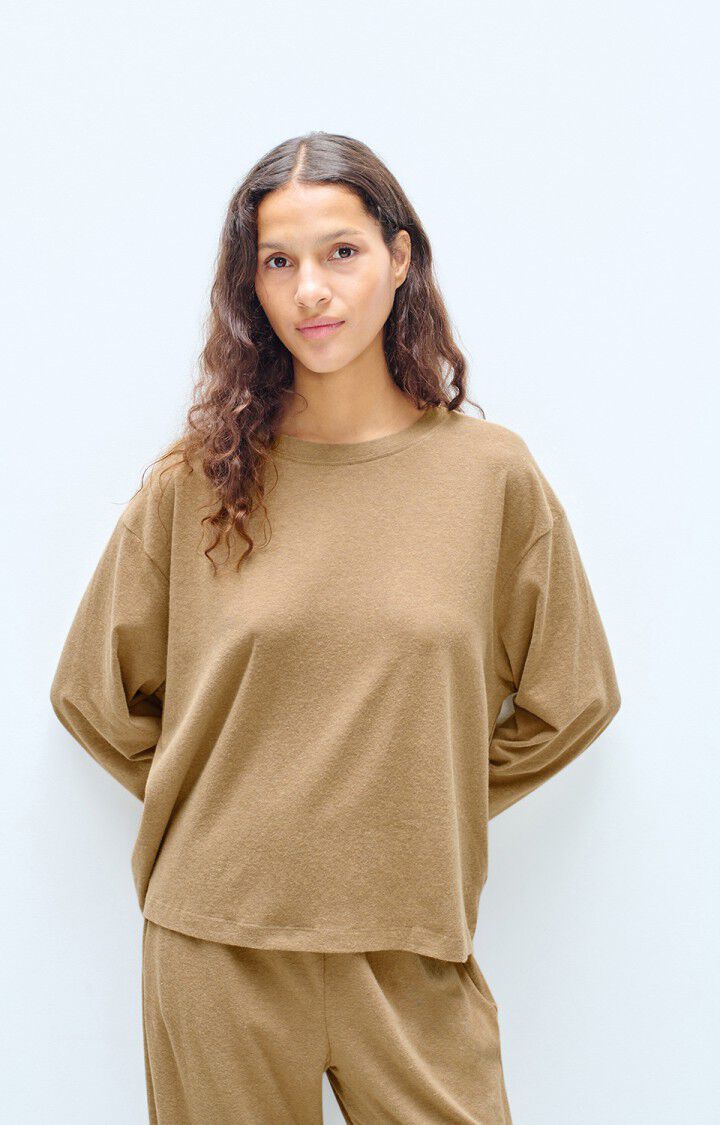 Ypawood Tee L/S Macchiato Melange