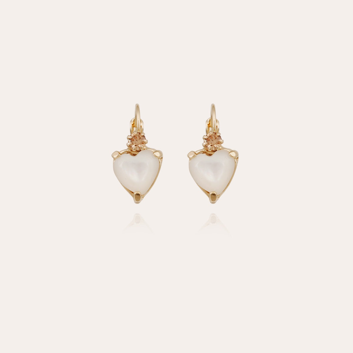 Donguette earrings - White Mother-of-pearl