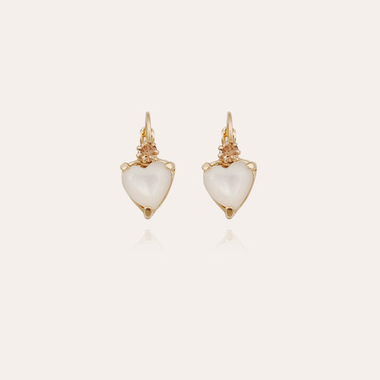 Donguette earrings - White Mother-of-pearl
