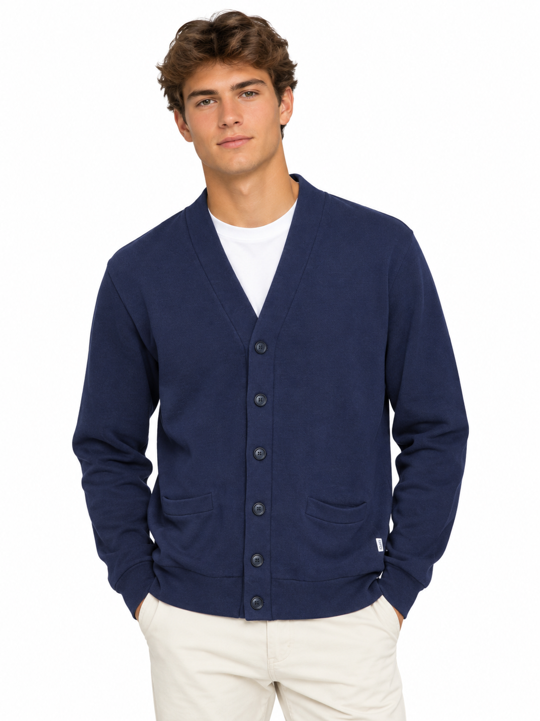 Aspesi Blu Cardigan