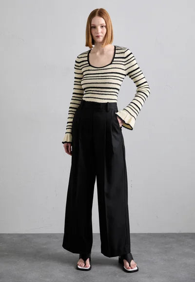 Morila Top - Black Stripe