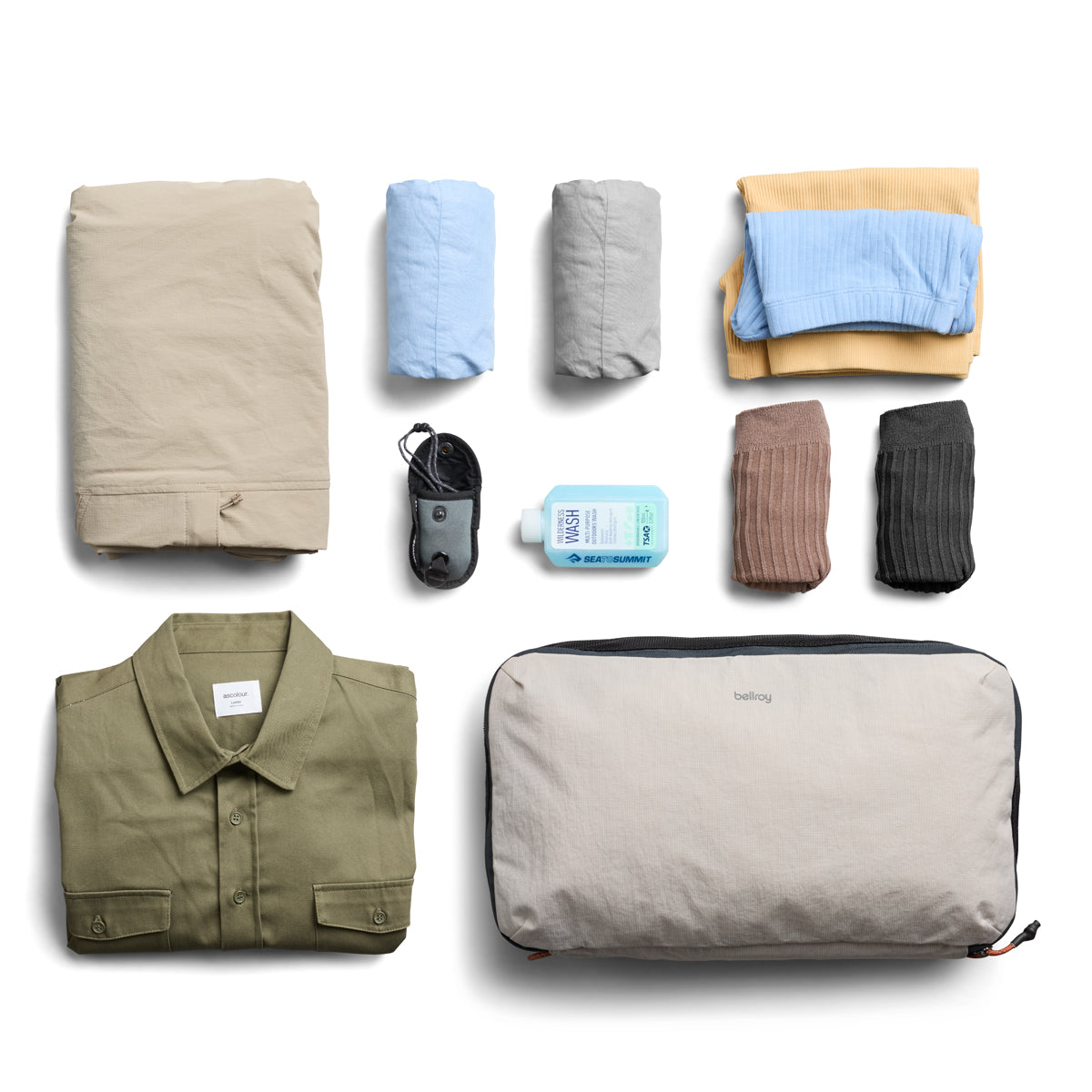 Lite Packing Cube 12L Ash