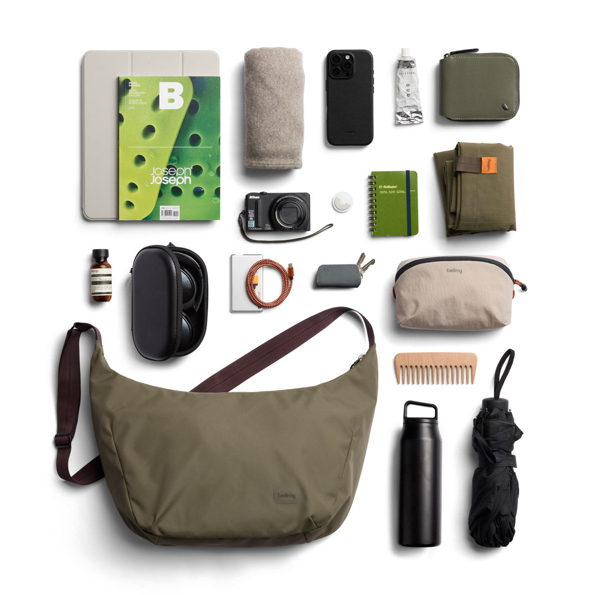 Laneway Crescent Bag 12L Sea Kelp
