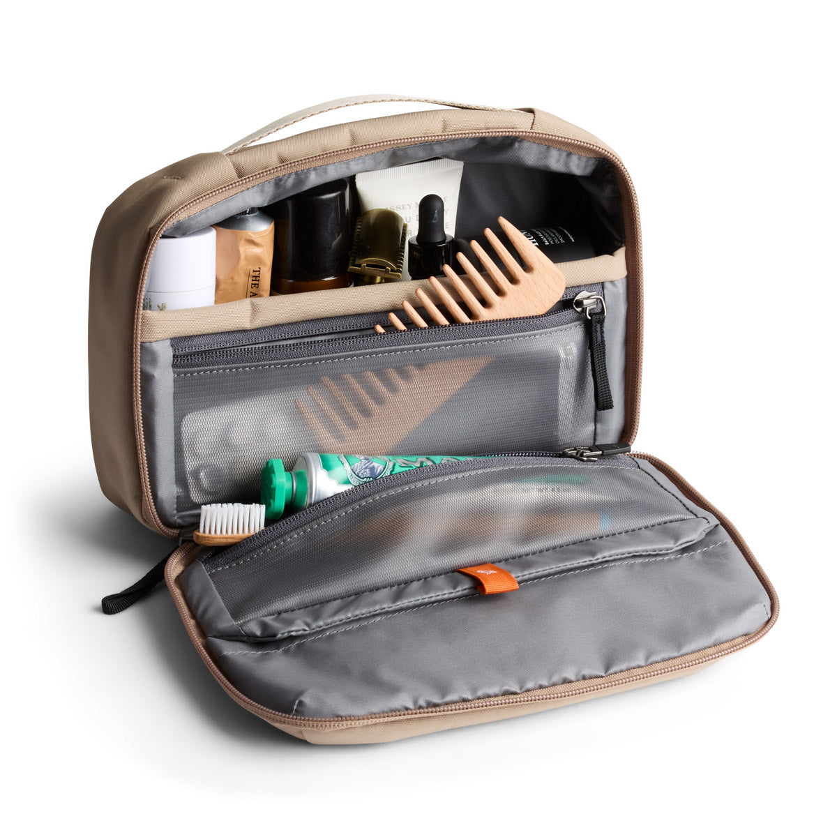 Hanging toiletry kit Stone