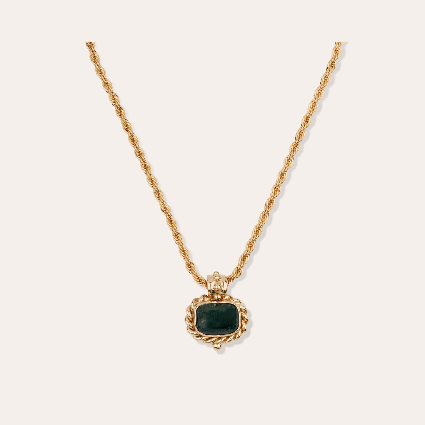 Amarante Necklace Green Jasper