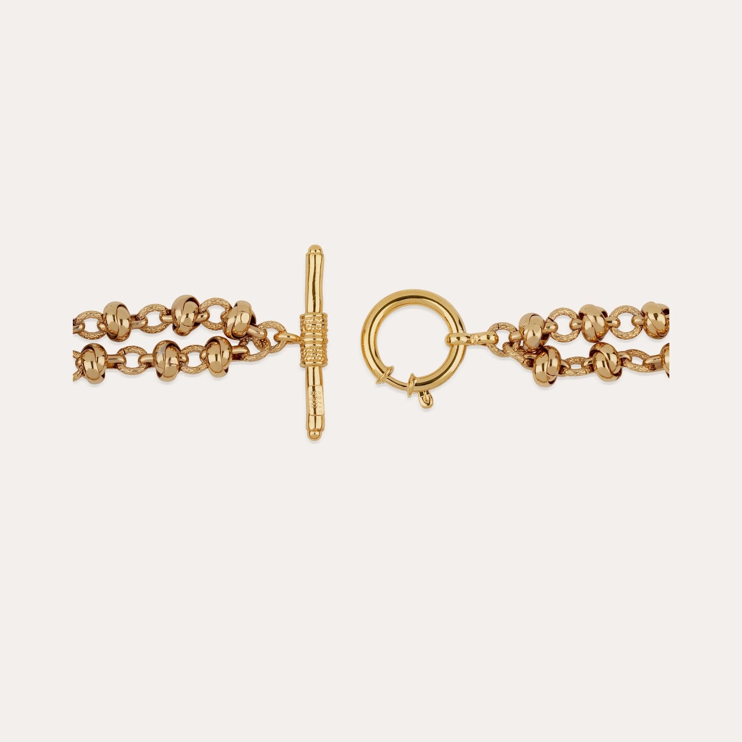 Atik chain double necklace