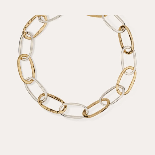 Large Size Oval Link Necklace