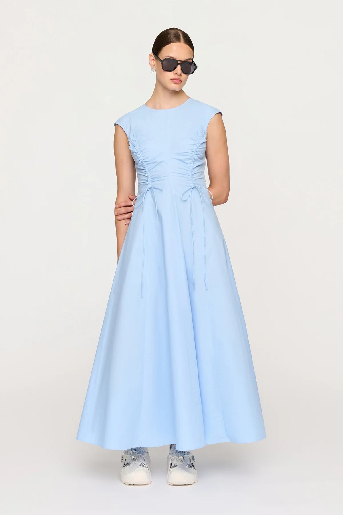 Coralie Dress Bluebell