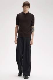 Cotton Knitted Shirt Rich Brown