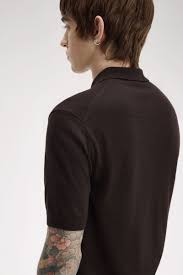 Cotton Knitted Shirt Rich Brown