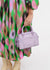 Lilac faux leather mini bag Eloin