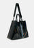 Black faux patent-leather shopper bag Emancipation