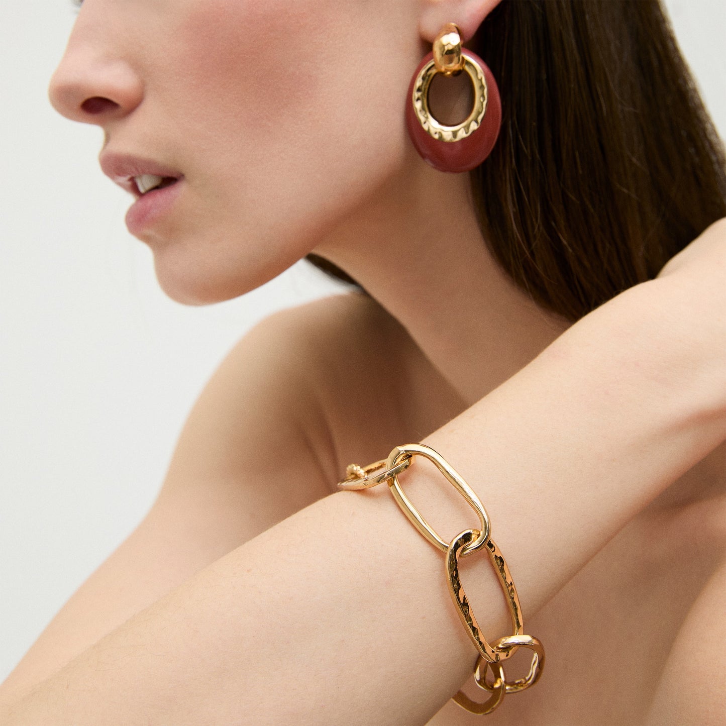 Maille Oval bracelet large size