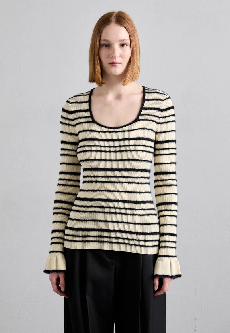 Morila Top - Black Stripe