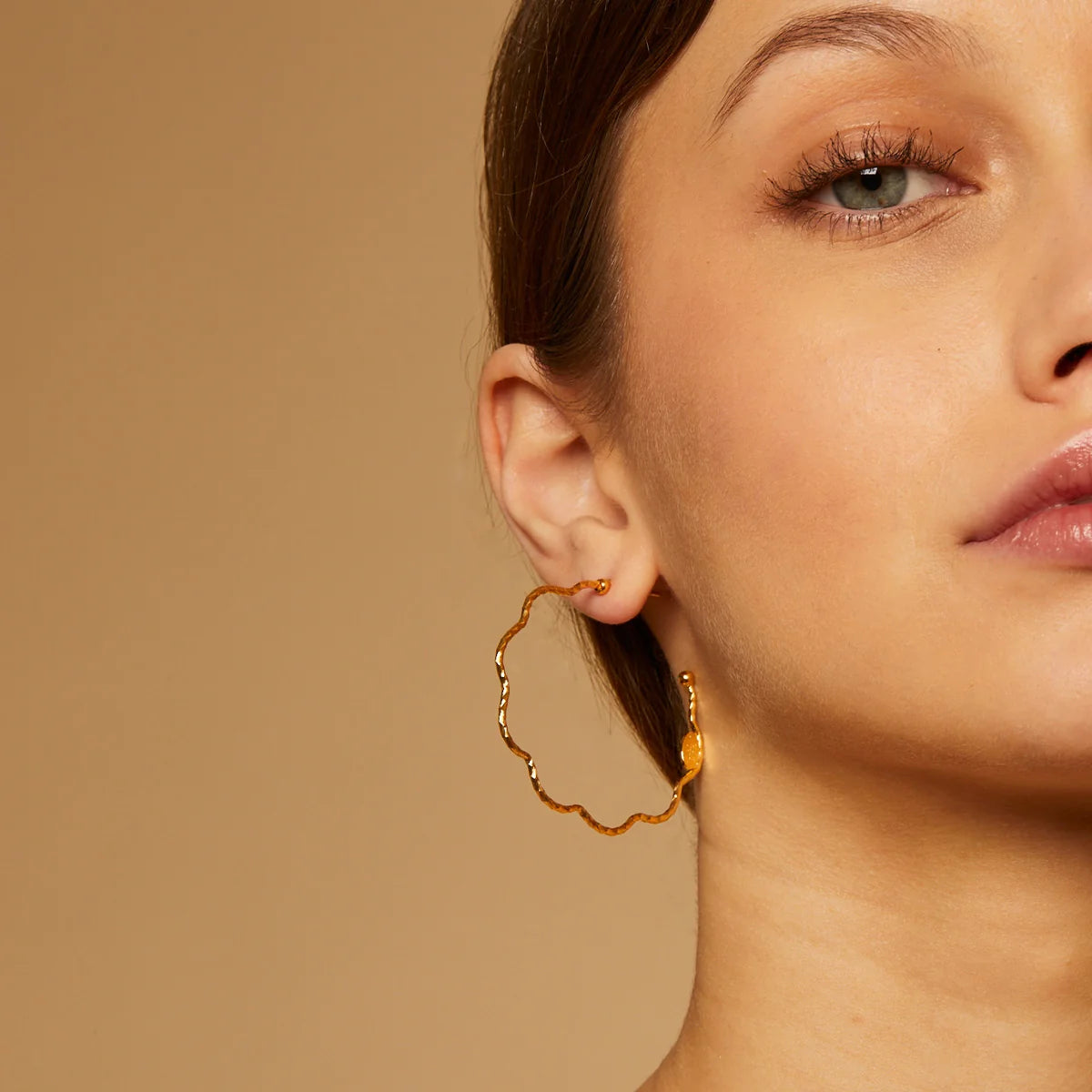 Florette Hoop Earrings PM o