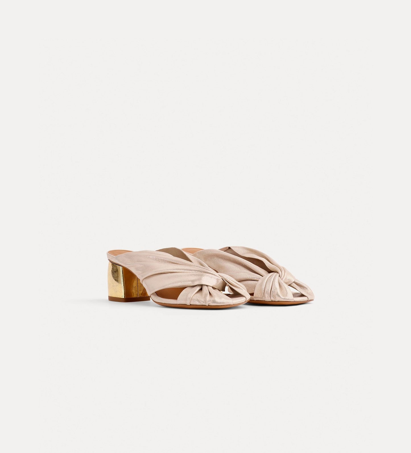 Golden Heel Crossed sandal