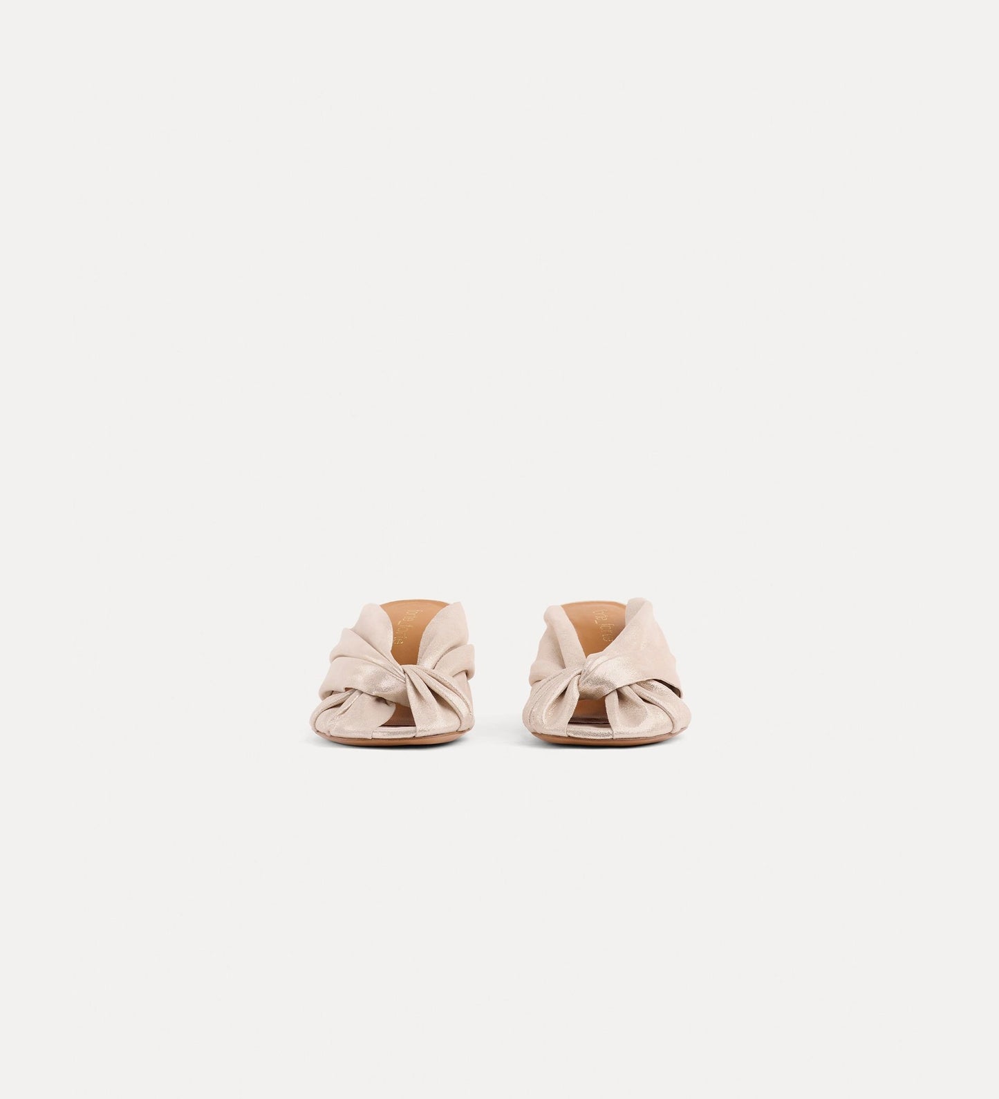 Golden Heel Crossed sandal