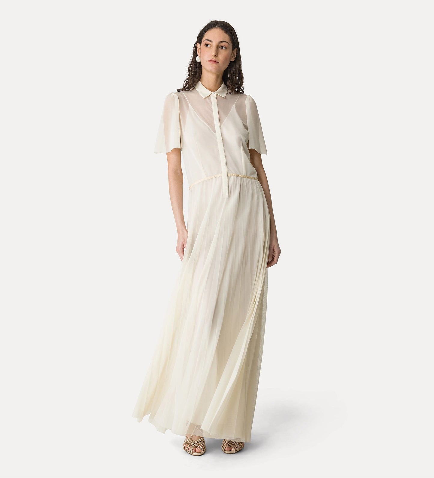 Chic Tulle Plisse dress