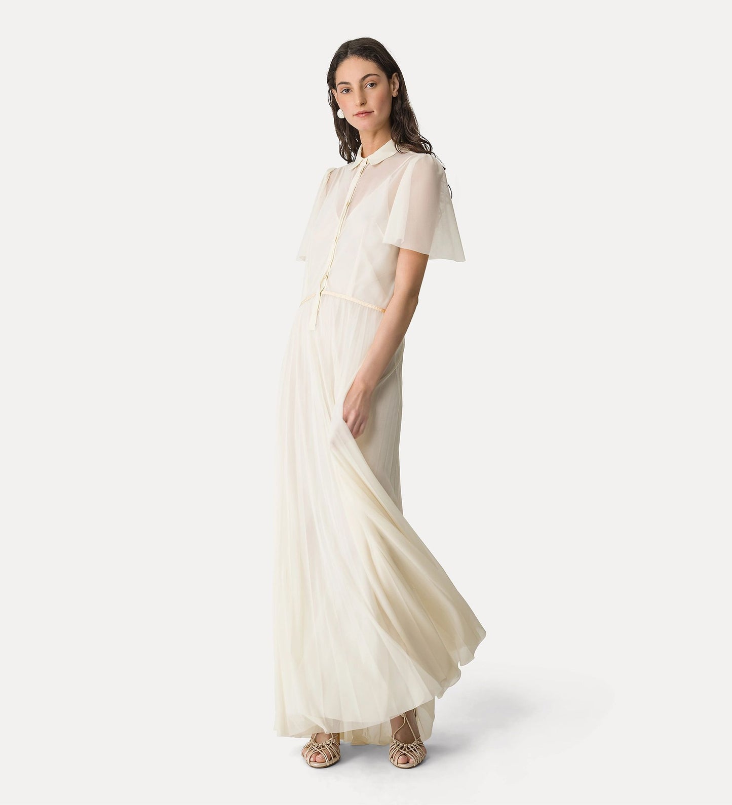 Chic Tulle Plisse dress