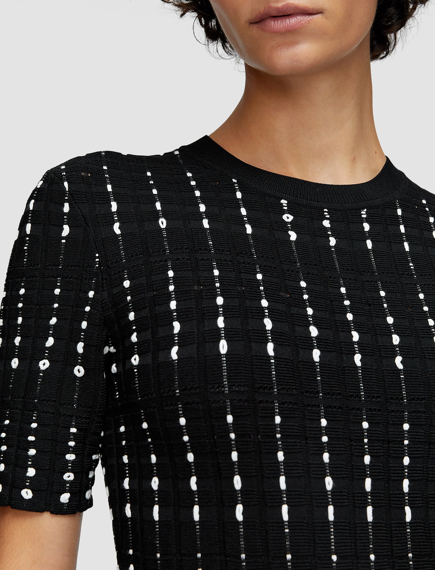 Fragmented Stripes Dress