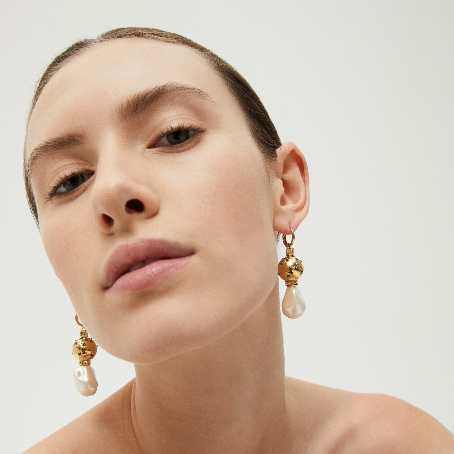 Comete Biwa earrings