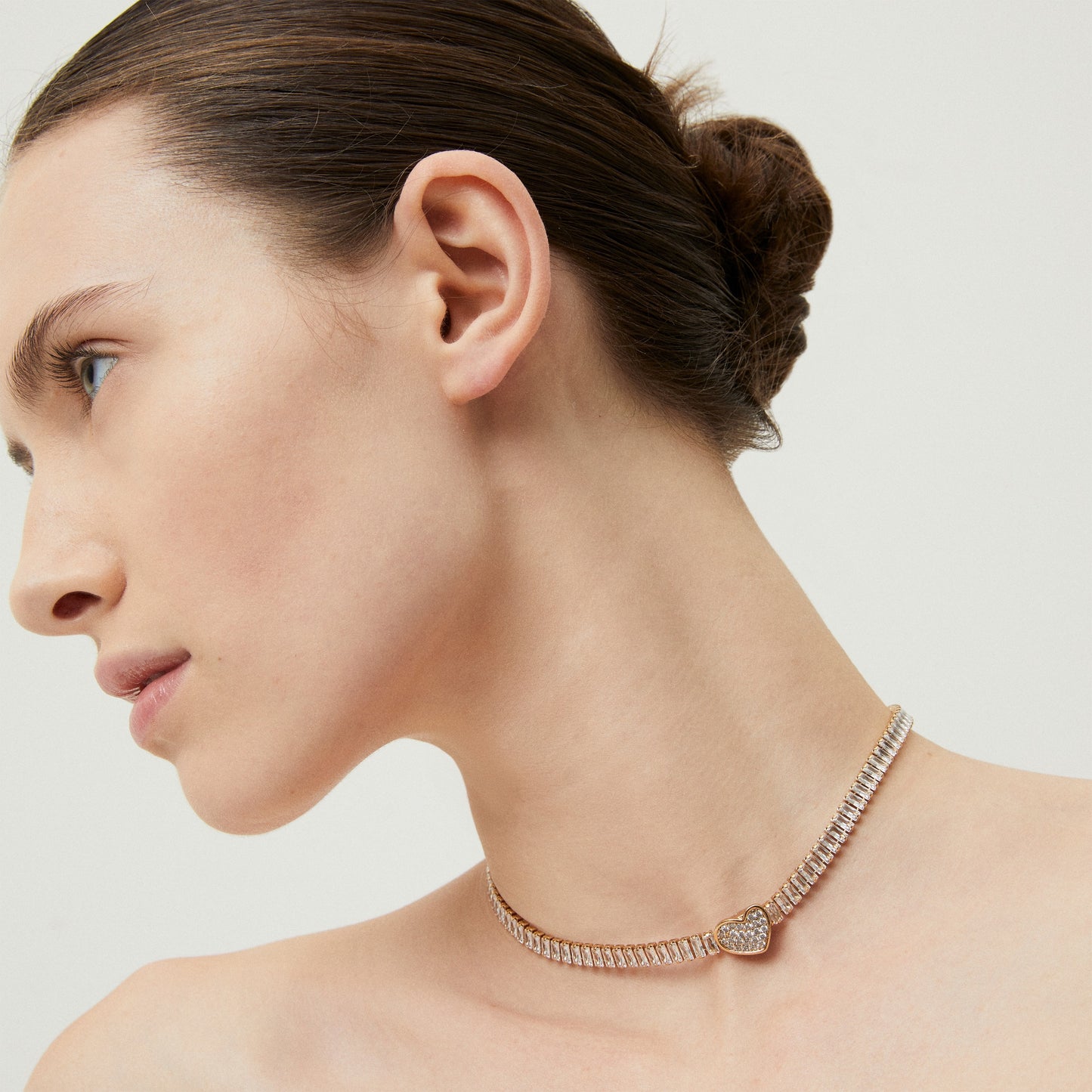 Heart Paillette necklace