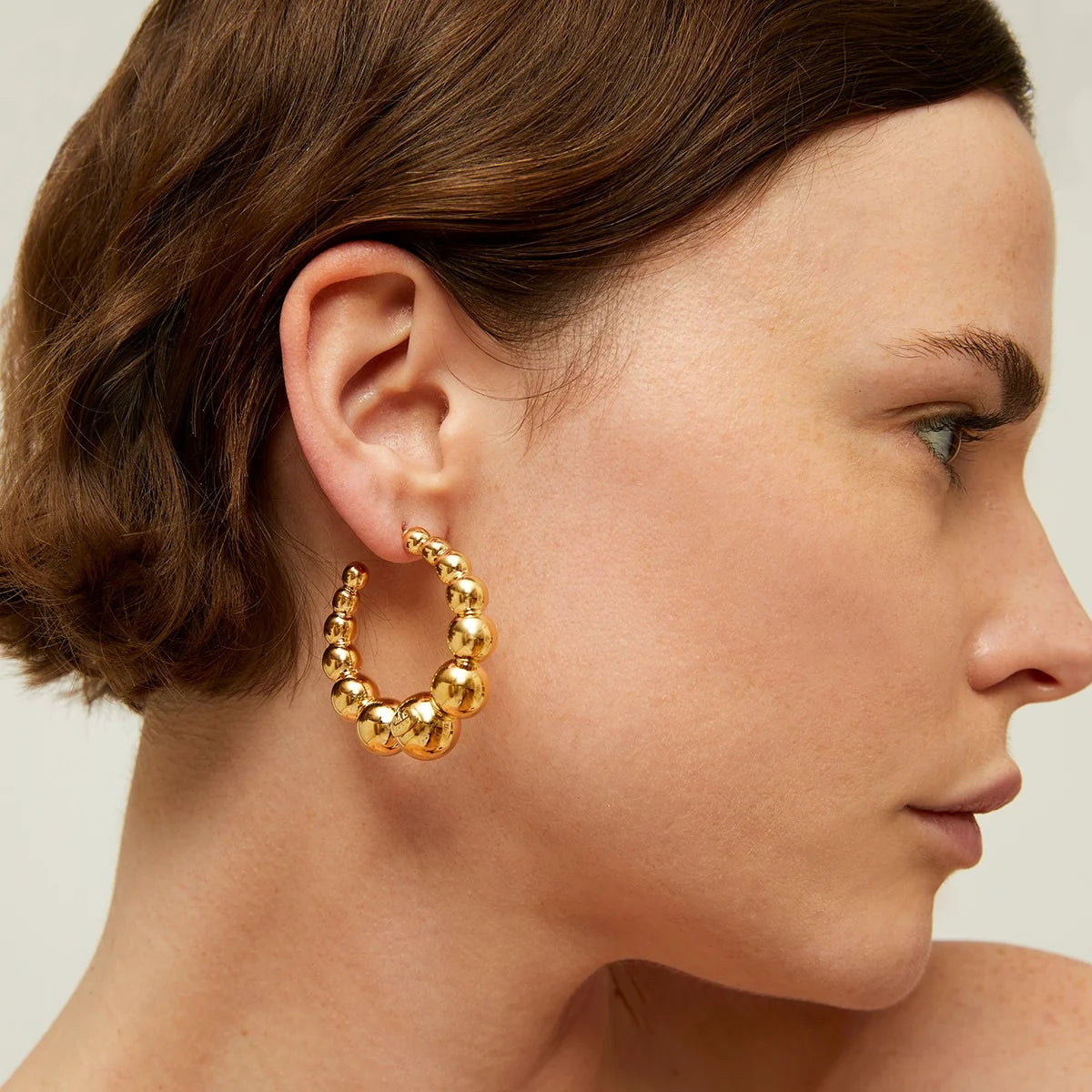 Andy Small Hoop Earrings Gold