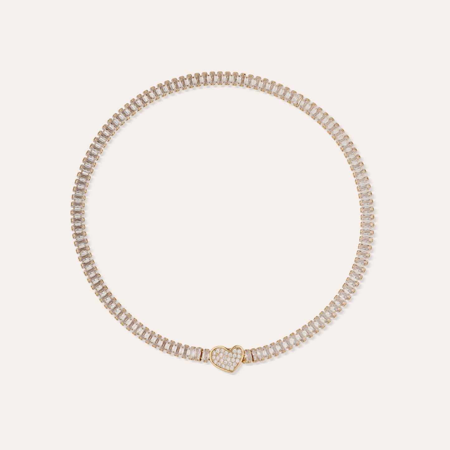Heart Paillette necklace