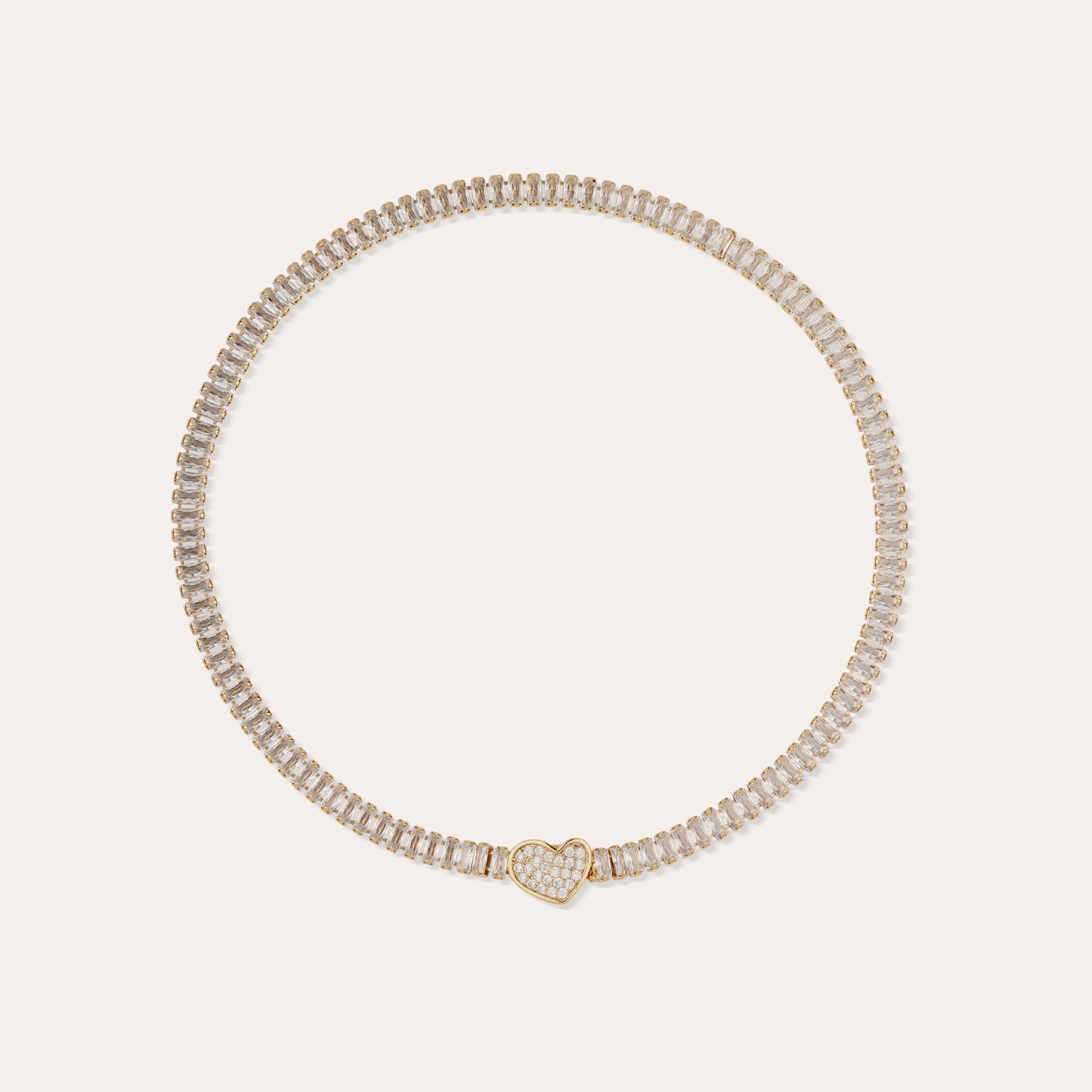 Paillette Heart Necklace