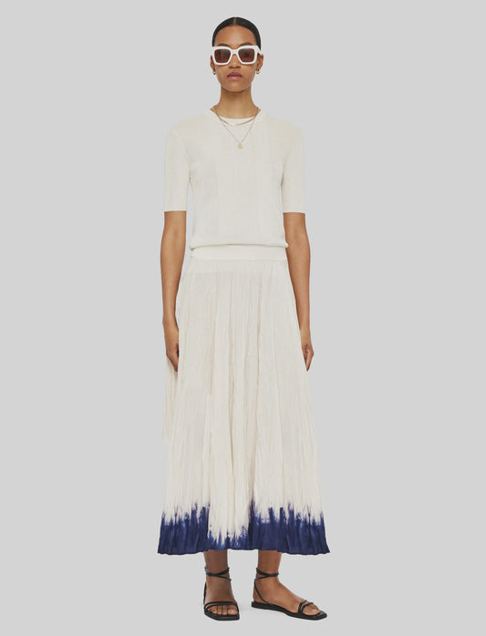 Knit Woven Skirt