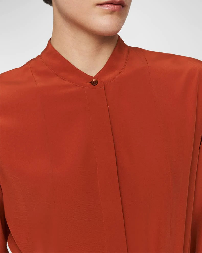 Silk Crepe de Chine Fairbaim Dress