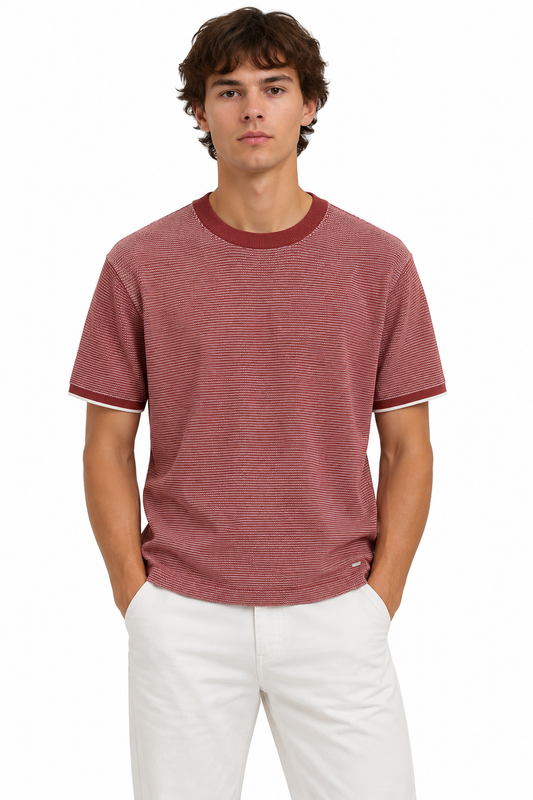 Gardeur Keith-1 Tee Plum