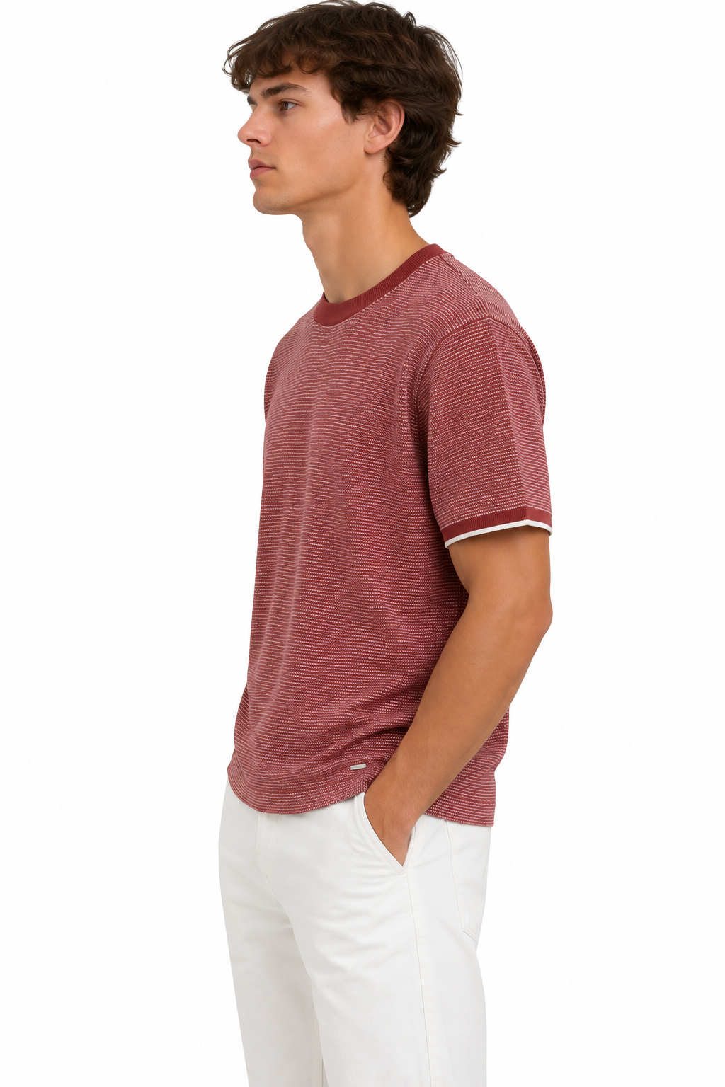 Gardeur Keith-1 Tee Plum