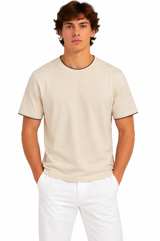 Gardeur Keith Tee Beige