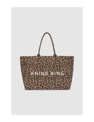 Leo Coated Canvas Tote - Leopard