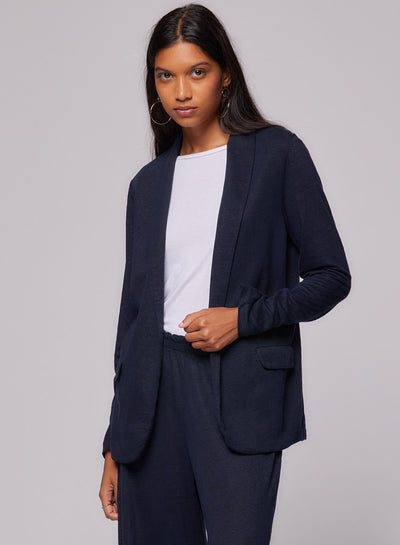 Navy Blue Soft Blazer