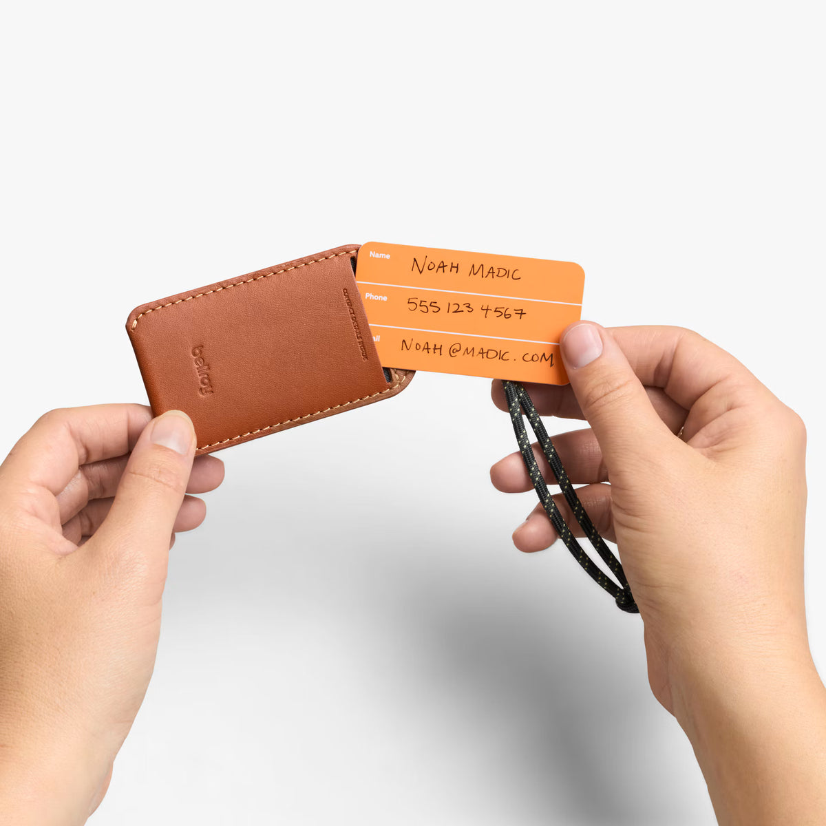 Luggage Tag Caramel