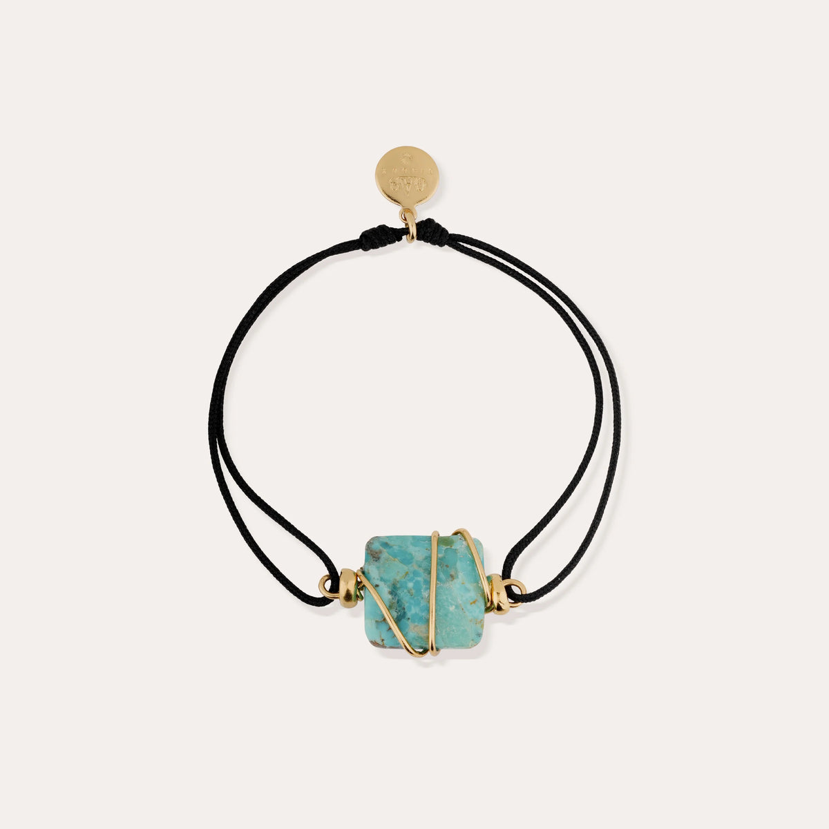 Mini Square Link Bracelet Gold-plated metal