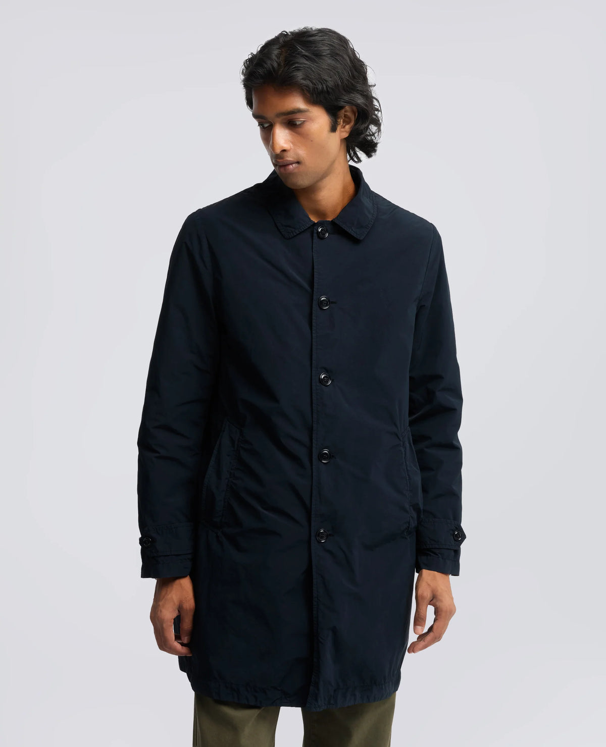 Navy Raincoat 430