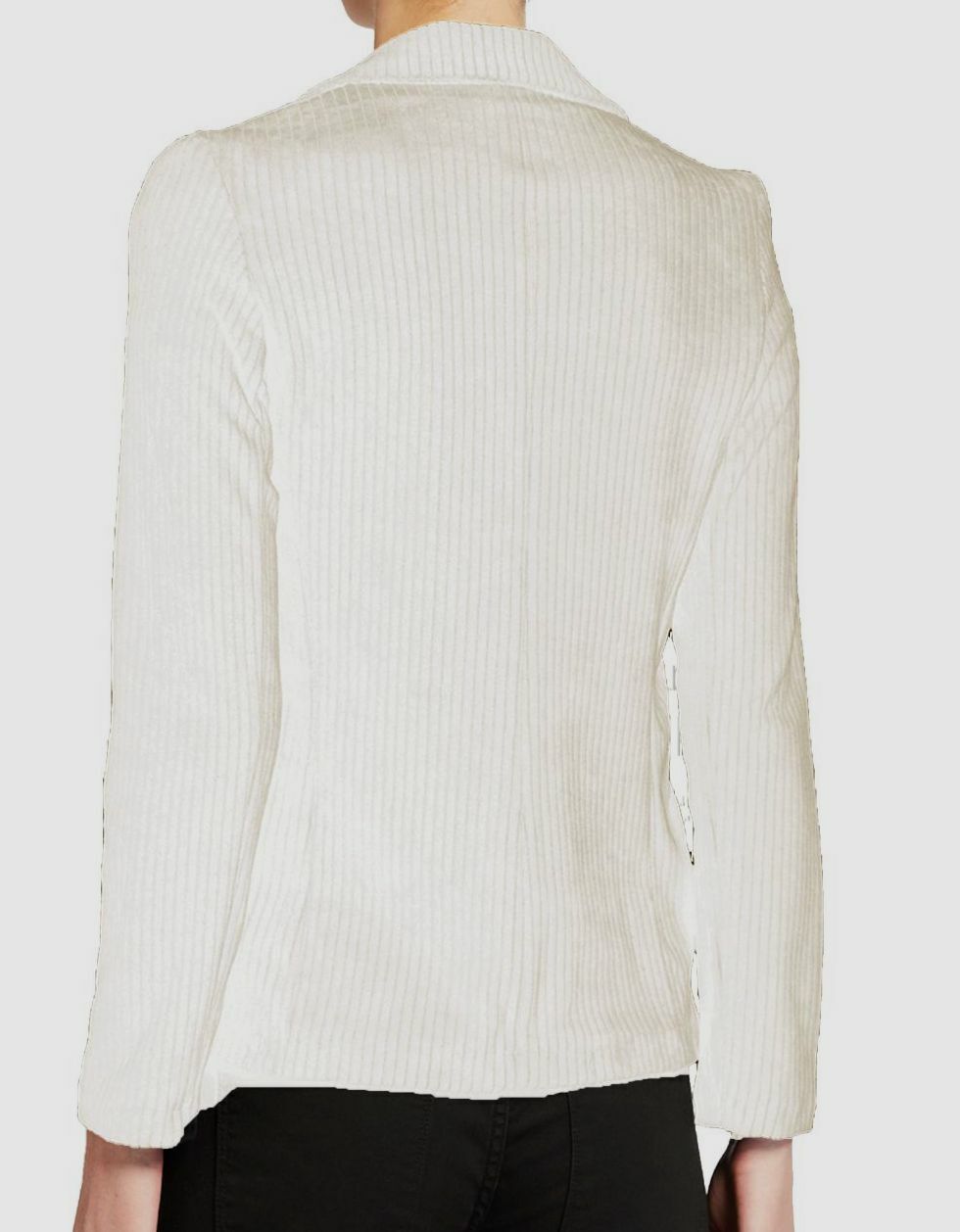 Ribbed Velvet Milk Jacket