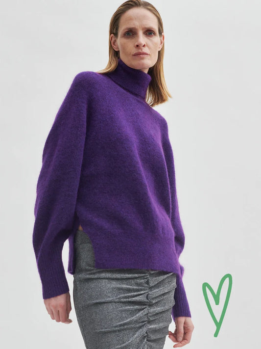 Brook Knit Oversize T-Neck