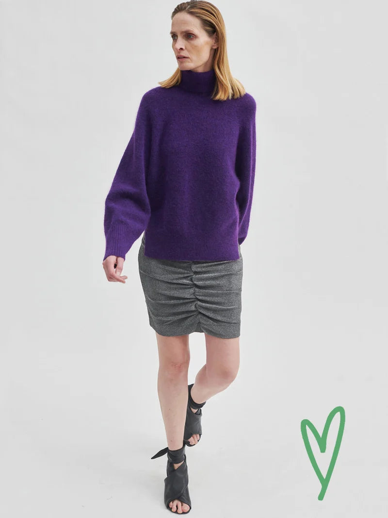 Brook Knit Oversize T-Neck