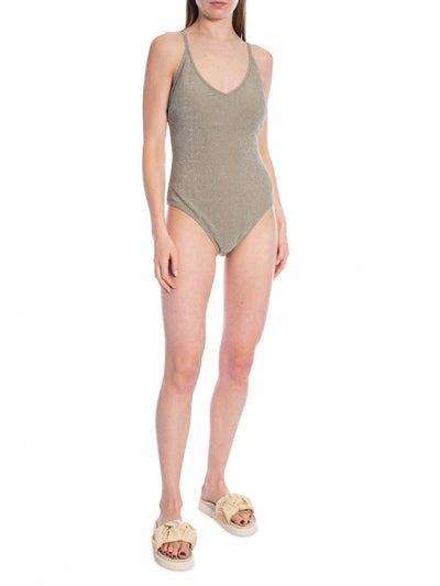 Glint Swimsuit - Vintage Khaki